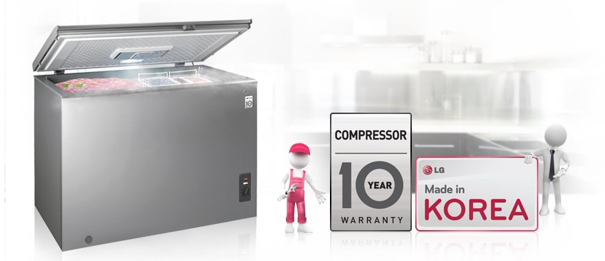 Compressor 10 Year Warranty & Made in Korea